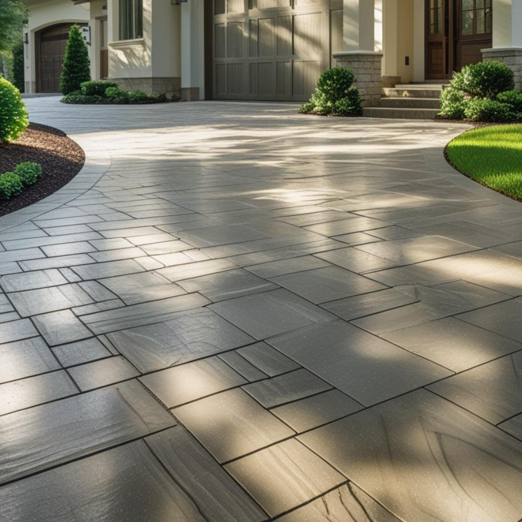Expert Imprinted Concrete Driveway in Saltney